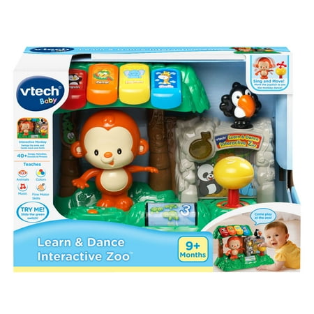 VTech Learn and Dance Interactive Zoo, Fun Teaching Toy for Toddlers