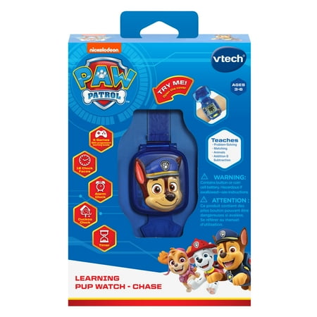 VTech PAW Patrol Learning Pup Watch - Chase Chase PAW Patrol Electronic Learning Systems Baby and Toddler Toys