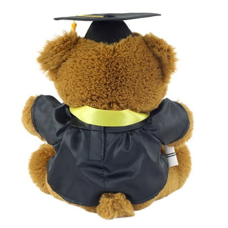 Way To Celebrate Graduation 11-Inch Plush Recordable, Brown Bear