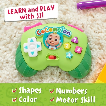 CoComelon Lots to Learn Game Controller, Preschool Learning and Education Baby and Toddler Toys