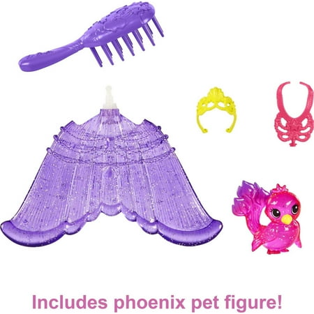 Barbie Mermaid Power "Brooklyn" Doll with Purple Hair, Seahorse Pet and Accessories