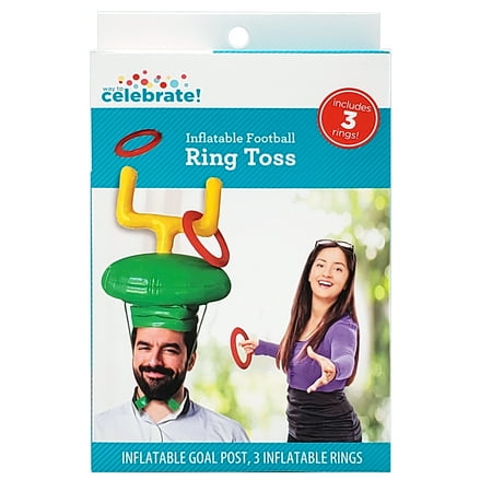 Way to Celebrate Inflatable Football Ring Toss Game