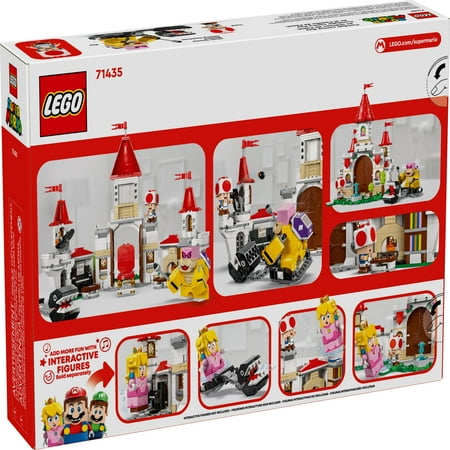 LEGO Super Mario Battle with Roy at Peach’s Castle, Nintendo Character Mario Toy Adventure Set, 71435