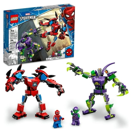 LEGO Marvel Spider-Man & Green Goblin Mech Battle 76219 Building Kit (296 Pieces)