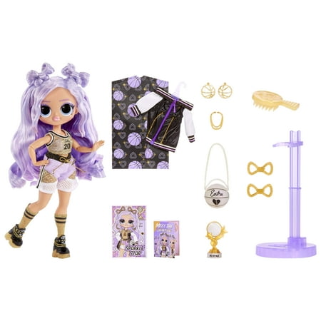 LOL Surprise OMG Sports Fashion Doll Sparkle Star with 20 Surprises Including Multiple Fashion & Sports Accessories – Great Gift for Kids Ages 4+