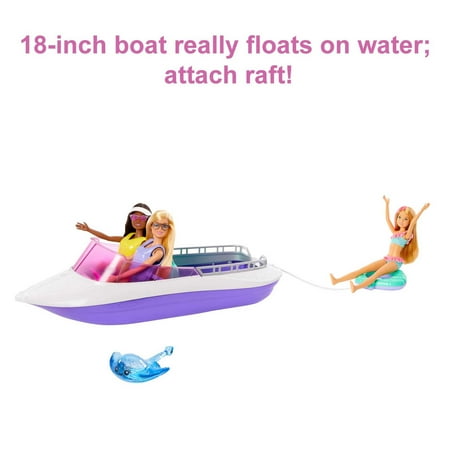 Barbie Mermaid Power Dolls & Boat Playset, Toy For 3 Year Olds & Up