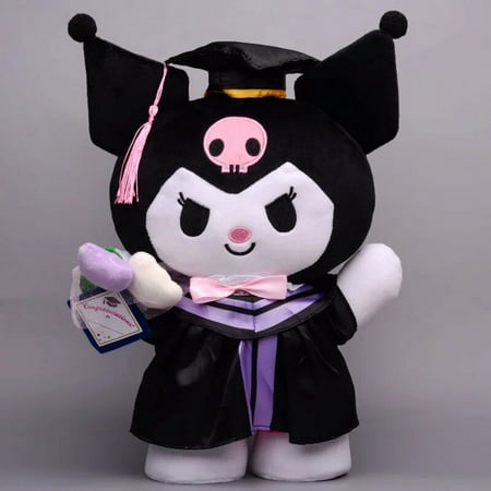 35cm Kawaii Sanrio Anime Hobby My Melody Kuromi Cinnamoroll Hello Kitty Graduation Large Plush Doll Sofa Pillow Christmas Gifts