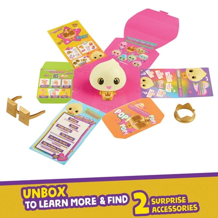 My Squishy Little Golden Dumpling – Interactive Doll Collectible With Accessories – Dart (Gold)