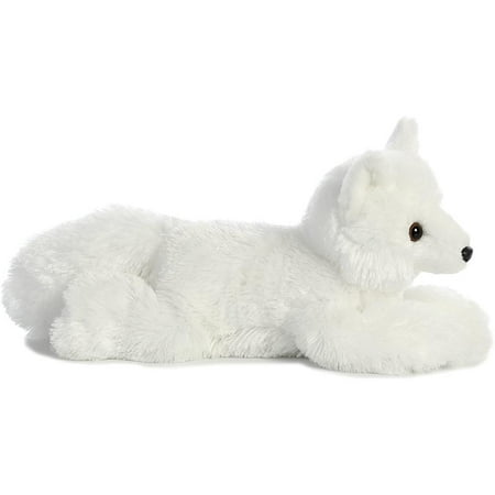 Aurora - Medium White Flopsie - 12" Arctic Fox - Adorable Stuffed Animal