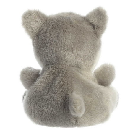 Aurora - Mini Gray Palm Pals - 5" Busky Husky - Adorable Stuffed Animal