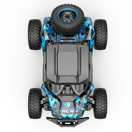 Contixo RC Off-Road UTV, 1:16 Scale, 4WD, 2.4GHz, LED Headlights, Remote Control Car for Kids & Adults – Blue