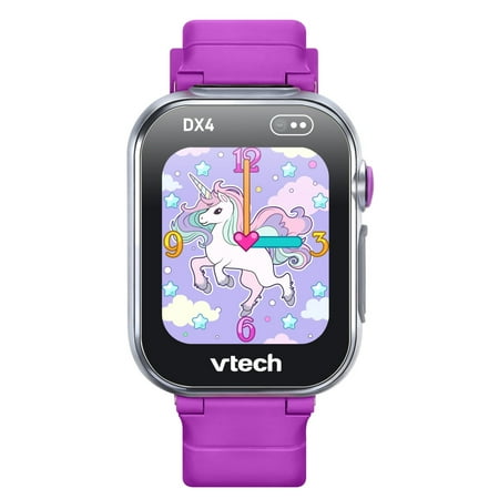 VTech KidiZoom Smartwatch DX4 - Purple Plastic, Metal with Accessories, Baby and Toddler Toys