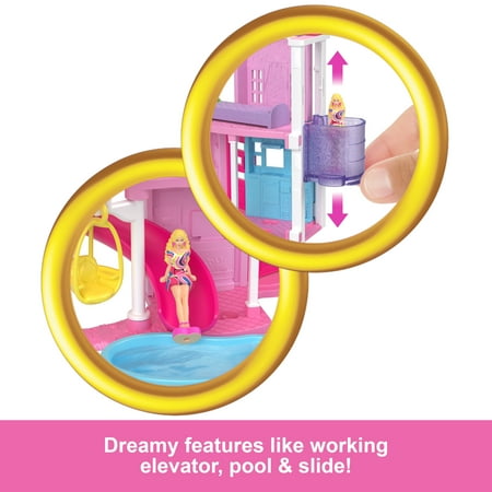 Barbie Mini BarbieLand Doll House Playsets with 1.5-inch Doll, (Styles May Vary), Multicolor