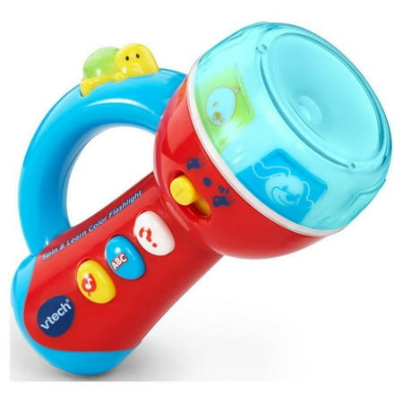 VTech, Spin and Learn Color Flashlight, Toddler Learning Toy