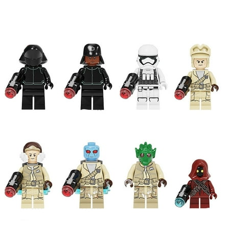 24 Pcs Collectible Star Wars Minifigures Battle Pack Clone Troopers Action Figures Building Blocks Toys, 1.77inch Clone Wars Army Soldier Minifigurines Building Kits for Kids Birthday Gift