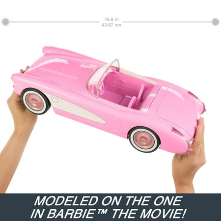 Hot Wheels RC Barbie Corvette, Remote Control Corvette from Barbie The Movie