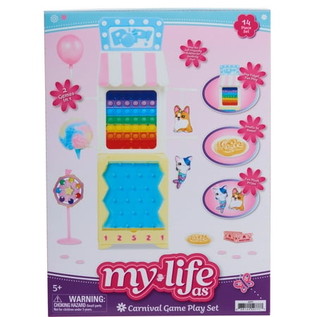 My Life As Carnival Game 14-piece Accessory Set for Dolls, Kids Toys for Ages 5 up, Walmart Exclusive