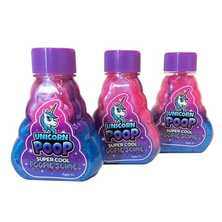 Unicorn Poop Slime - 12 Pack Party Favors