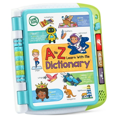 LeapFrog A to Z Learn With Me Dictionary, Preschool Interactive Book, Teaches Letters