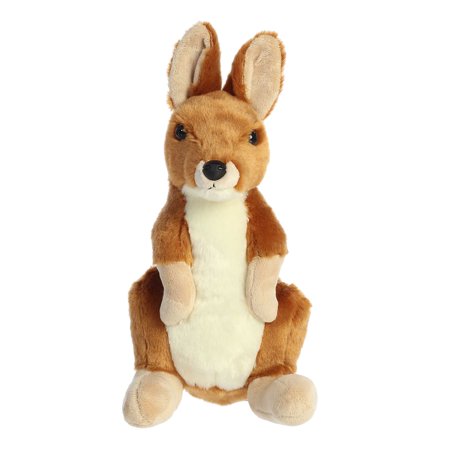 Aurora - Medium Brown Flopsie - 12" Kangaroo - Adorable Stuffed Animal