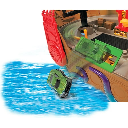 Adventure Force Pirate Ship Die-Cast Vehicle Playset, Multi-Color, Color Change Toy Boat, Ages 3+