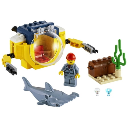 LEGO City Ocean Mini-Submarine 60263 Building Toy, for Kids 4+ (41 Pieces)