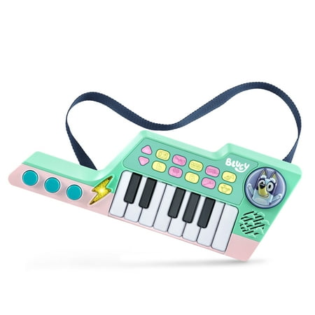 VTech Bluey Bluey's Keytar Bluey Bluey Toy Musical Instruments with Accessories Included, Baby and Toddler Toys