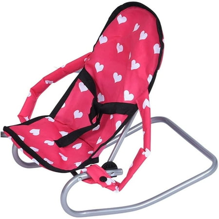 The New York Doll Collection High Chair, Bouncer and Pack N Play Doll Accessories, 3 Pieces