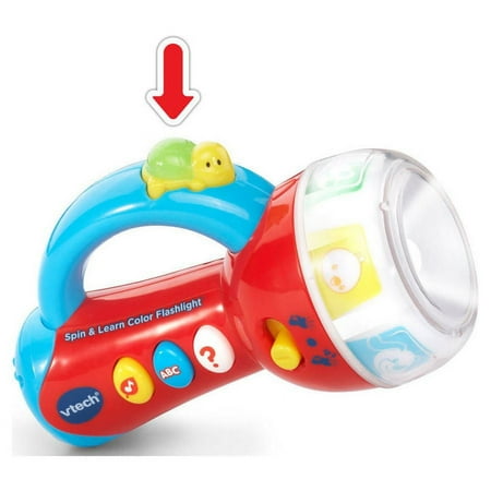 VTech, Spin and Learn Color Flashlight, Toddler Learning Toy