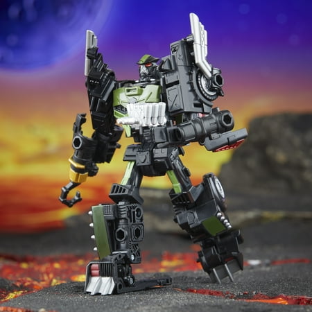 Transformers Legacy United Deluxe Star Raider Lockdown Action Figure, 5.5” Robot Toys, Christmas Gifts for Kids, 8+, Walmart Exclusive