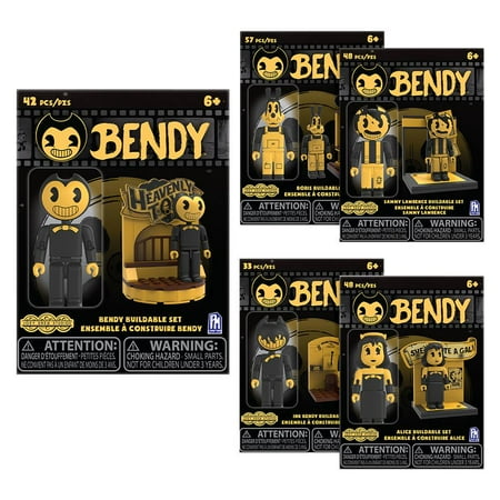 Bendy - Single Figure Buildable Sets (2.25" Minifigs, Series 1)