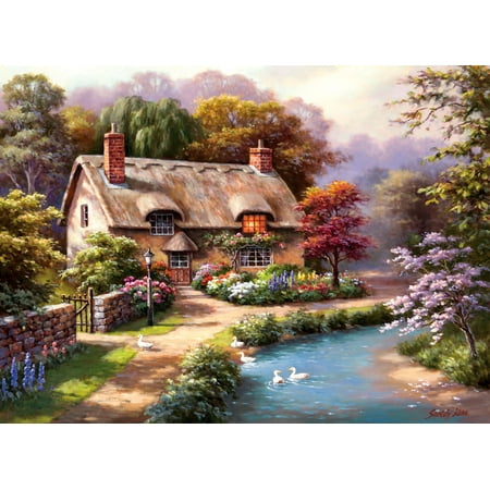 Anatolian Puzzle: 1000 Duck Path Cottage, Brown/a