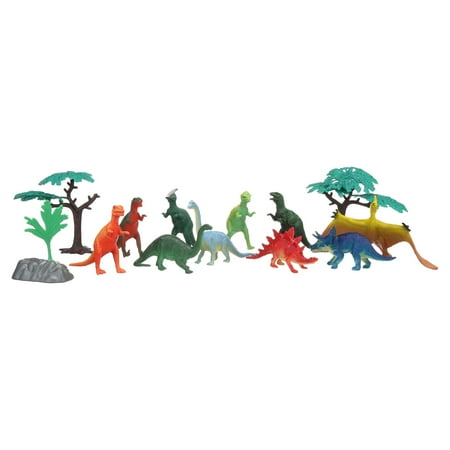 Adventure Force 40-Piece Jumbo Bucket Play Set, Dinosaurs