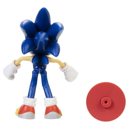 Sonic the Hedgehog 4'' Articulated Figure with Star Spring Accessory Toy