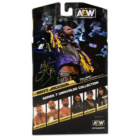 All Elite Wrestling Unrivaled 6.5” Action Figure Matt Jackson 1 Figure Pack