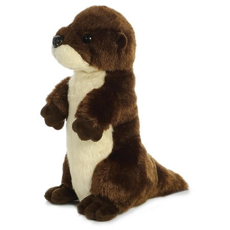 Aurora - Small Brown Mini Flopsie - 8" River Otter - Adorable Stuffed Animal