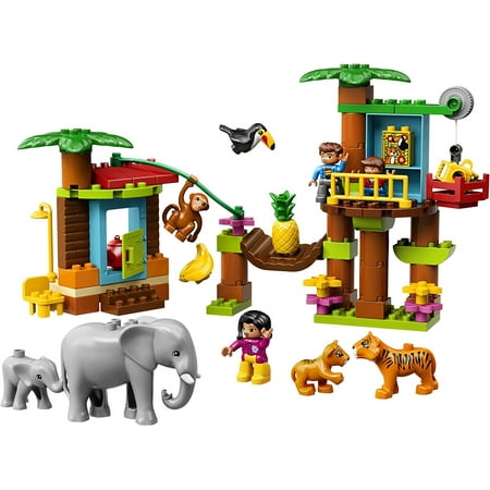 LEGO DUPLO Town Tropical Island 10906 Exclusive Building Bricks (73 Pieces) Frustration-Free Packaging