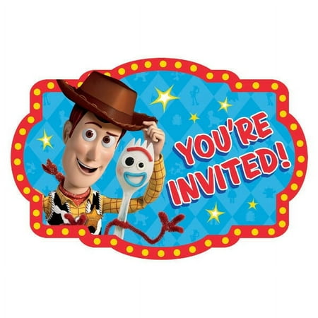 Amscan Toy Story 4 Postcard Invitations (8)