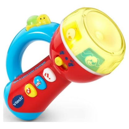 VTech, Spin and Learn Color Flashlight, Toddler Learning Toy