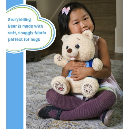 Spark Create Imagine Interactive Learning Bear, Recites 8 Stories, Sings 6 Songs, Baby and Toddler Toys