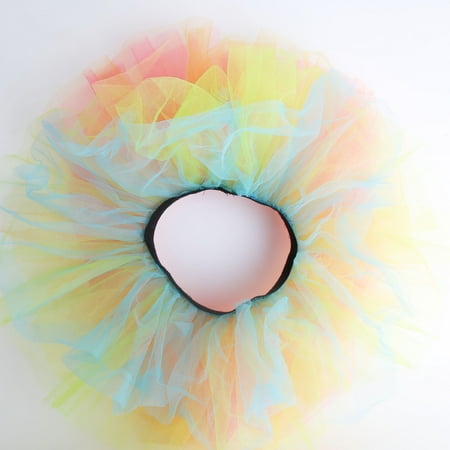 Way to Celebrate Rainbow Tutu - Multi-Color Polyester Party Dress-Up