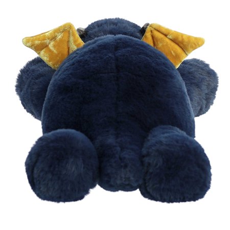 Aurora - Large Blue Snoozles - 18" Dragon - Laid-back Stuffed Animal