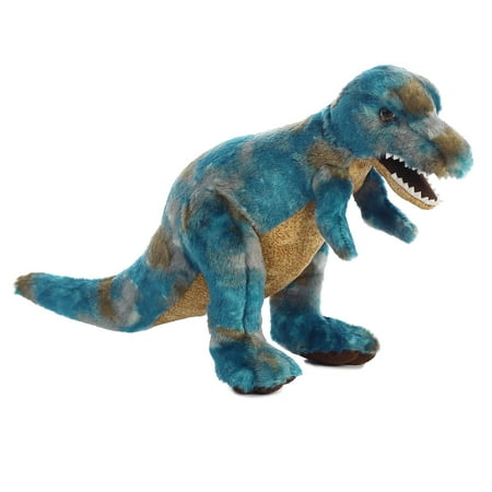 Aurora - Large Blue Dinos & Dragons - 14" T-Rex - Ferocious Stuffed Animal