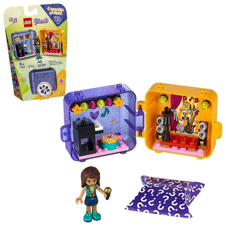 LEGO Friends Andrea's Play Cube 41400 Building Kit, Includes a Pop Star Mini-Doll and Toy Pet (49 Pieces)