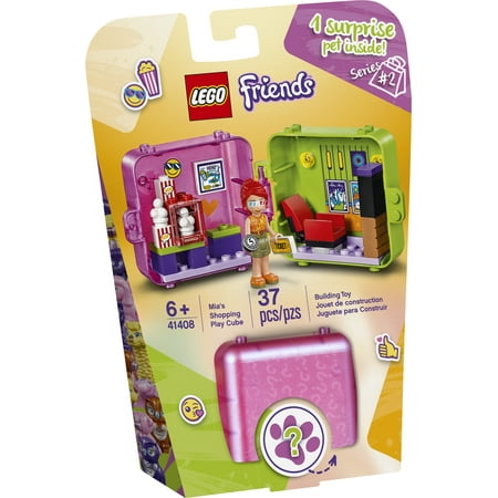 LEGO Friends Mia’s Shopping Play Cube 41408 Building Kit; Includes a Collectible Mini-Doll; Top Gift for Creative Fun (37 Pieces)