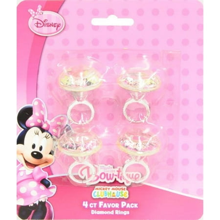 Minnie Mouse 'Bow-Tique' Diamond Rings / Favors (8ct)