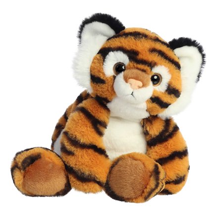 Aurora - Medium Orange Flopsie - 12" Topaz Tiger - Adorable Stuffed Animal