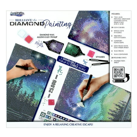 ArtSkills Brilliant Art Diamond Painting, Northern Lights