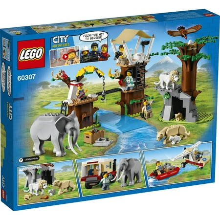 LEGO City Wildlife Rescue Camp 60307 Building Toy for Kids Aged 6 and Up (503 Pieces)