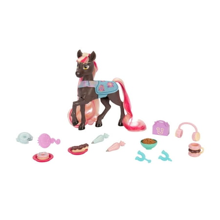 Wild Manes Lana's Pink Tasty Treats Donut Shop Articulated Fashion Horse Doll and Accessories